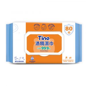 Tino 酒精濕紙巾(80抽x24包/箱)